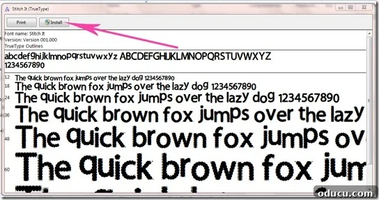 1-font-4 How to install a font