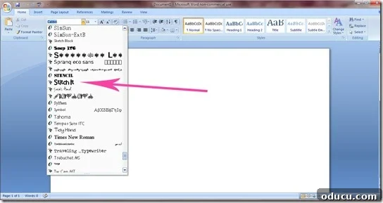 1-font-5 How to install a font