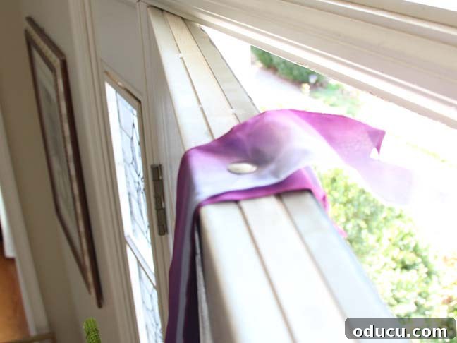 Create a Whimsical Spring Bunny Wreath 13 How to hang a wreath the easy way on a door with ribbon.