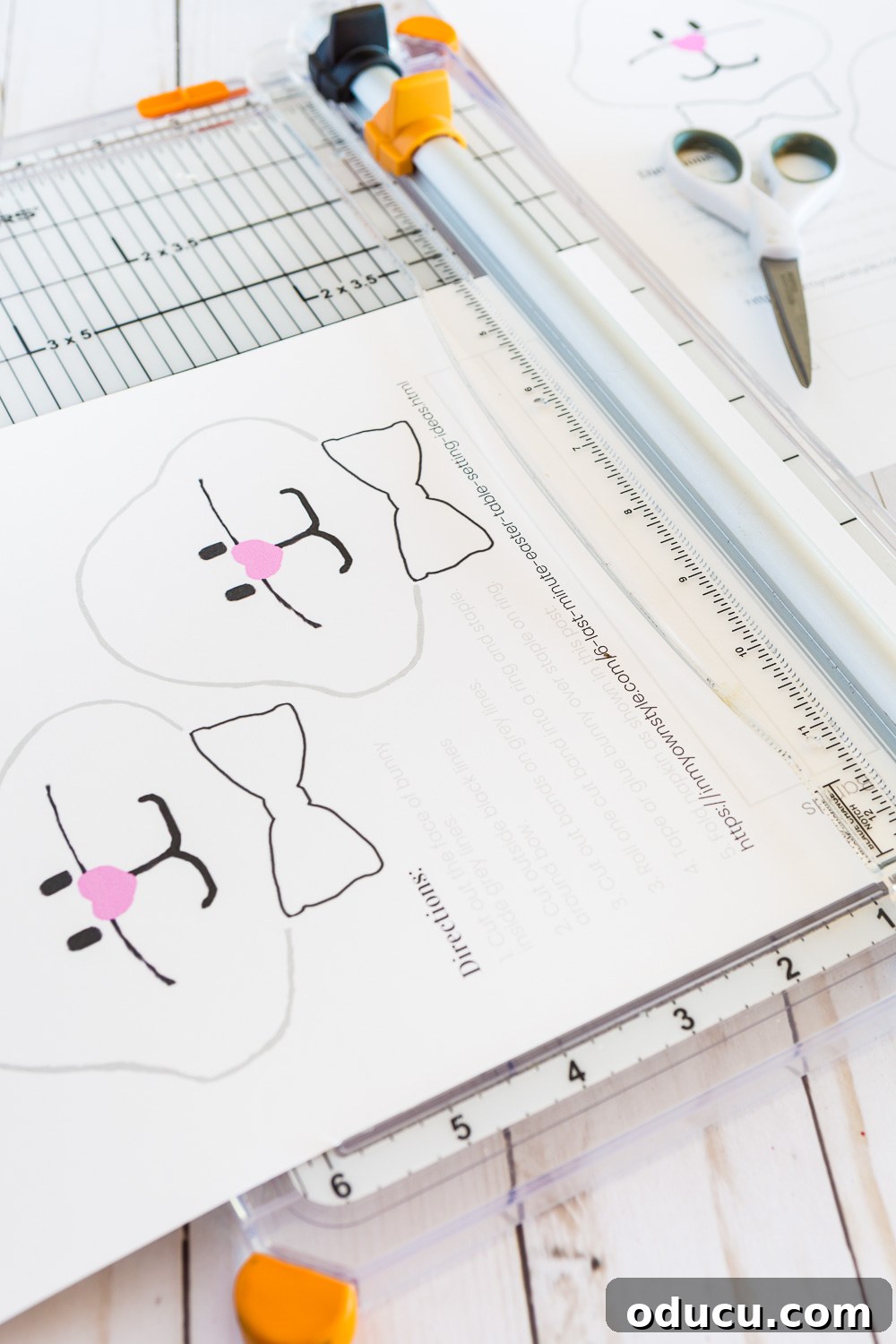 How to cut free printable using a paper trimmer How to cut free printable using a paper trimmer