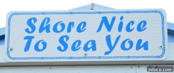 Shore-sign Welcome to The Shore Sign