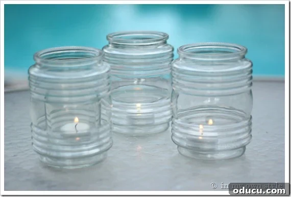 Candle holder ideas from the hardware store Candle holder ideas from the hardware store