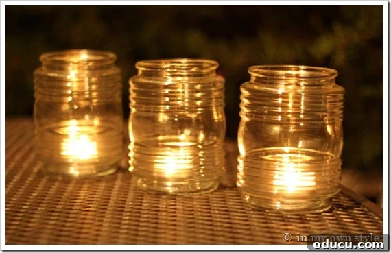 Outdoor lighting ideas -Candle holder - repurposed Candle holder ideas - repurposed