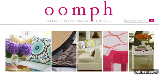 oomph Collection of colorful furniture and accessories from Oomph online store.