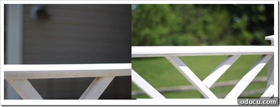 Spotless Deck Rails: Proof of Effective Outdoor Cleaning Clean Wood Deck Rails After Mold and Mildew Removal