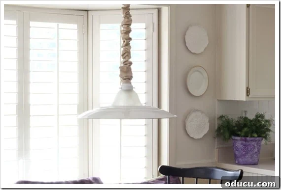 Brass Lamp Makeovers Brass Lamp Makeovers - After picture with chain cover