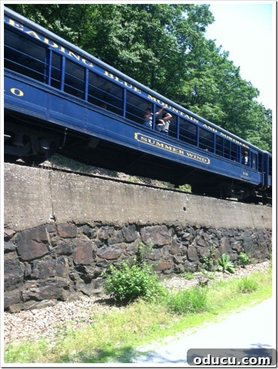 Lehigh River Gorge train Lehigh River Gorge train running alongside the river