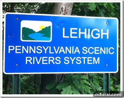 PA Scenic River System PA Scenic River System sign