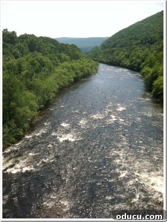 Lehigh River Lehigh River Gorge winding through the landscape