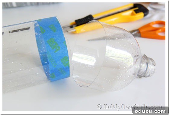 Making a Candle Holder from a Repurposed Plastic Bottle