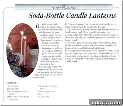 Soda Bottle Candle Lanterns: A Creative Upcycling Project