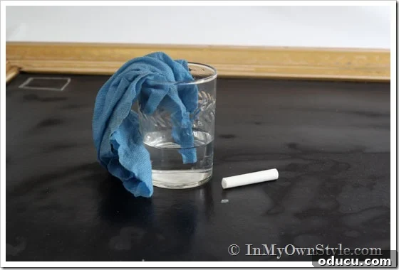 The Importance of Water in Chalkboard Art Use Water and Chalkboard Together for Best Results