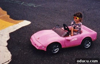 My Two Proudest DIY Achievements 12 Child in a Barbie Car, a memorable DIY project moment