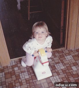 My Two Proudest DIY Achievements 7 Child on a toy horse, a nostalgic DIY project memory