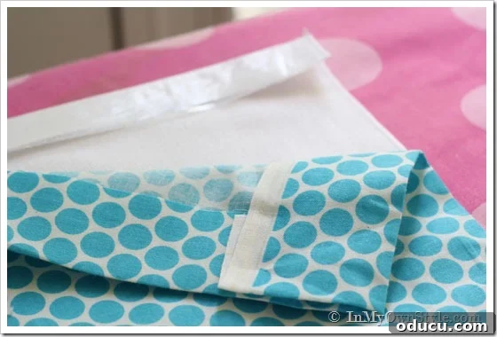No-Sew-Fabric-and-Lining prepared for final bonding.