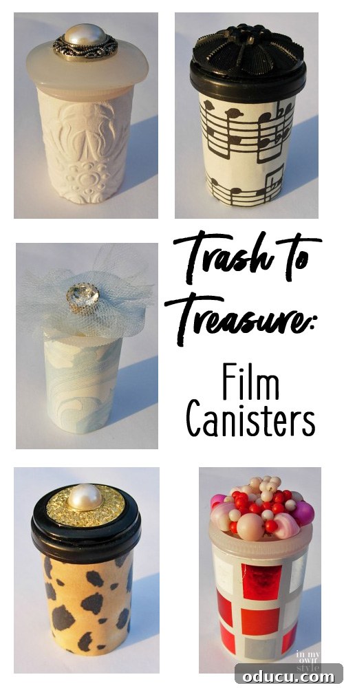 Genius Ways to Repurpose Film Canisters 4 Trash to Treasure: Used Film Canisters make the perfect small gift box. Add your own style for added charm.