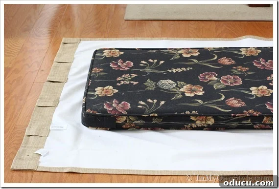Banquette Cushion Cover Tutorial Banquette Cushion Cover Tutorial