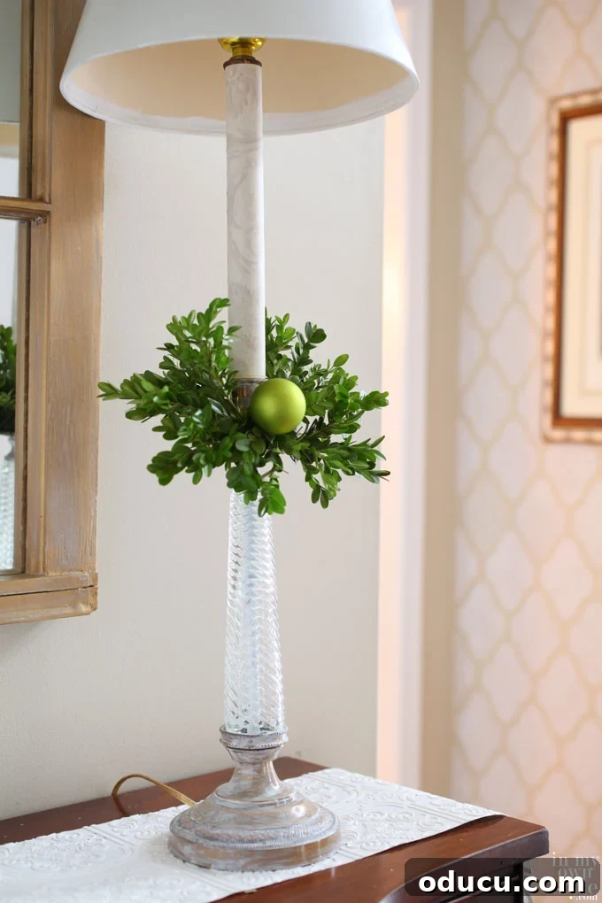 Easy Holiday Decorating Ideas Using Fresh Greenery from a Backyard