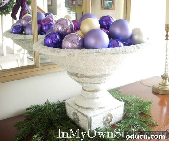 How to display Christmas Ornaments