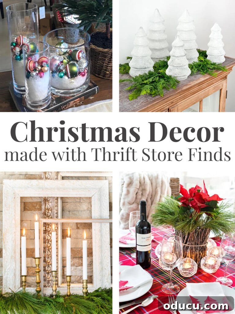 Christmas thrift store decor ideas