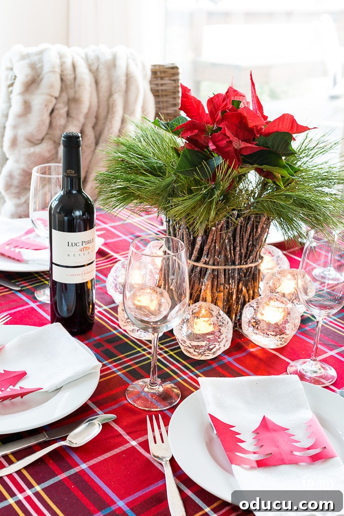 Christmas-Plaid-Table-setting