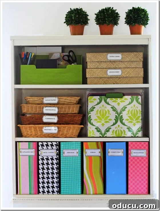 DIY Colorful Magazine Files for Home Office Organization DIY Colorful Magazine Files for Home Office Organization