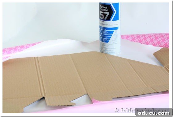 Covering a Magazine File Covering a Magazine File with Gift Wrap Tutorial