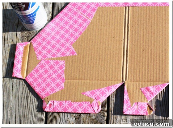 Gift Wrap Covered Magazine File Tutorial Gift Wrap Covered Magazine File DIY Tutorial