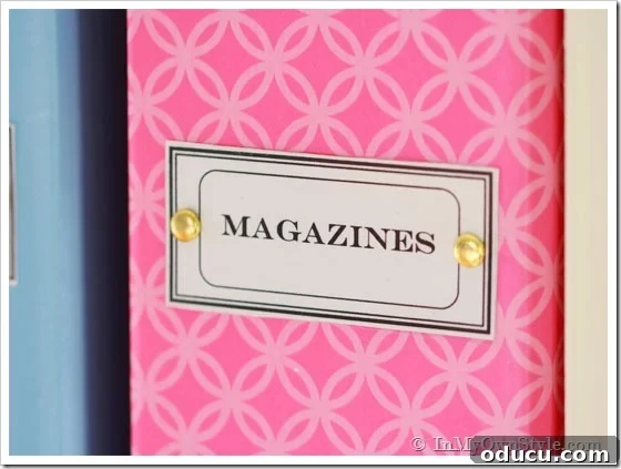 Magazine File with Free Labels Magazine File with Free Labels Attached