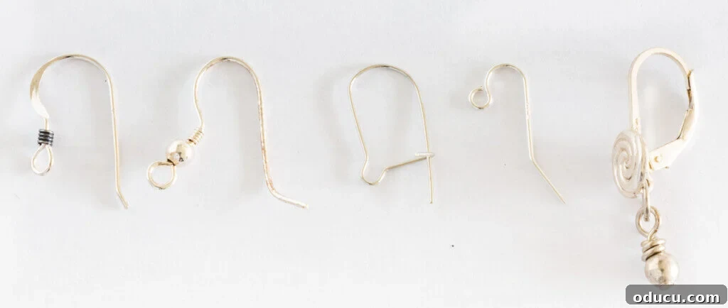 Craft Stunning Drop Dangles 6 5 types of jewelry making ear wires that can be used to make drop earrings.