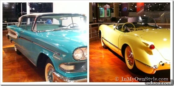 A stunning display of vintage cars at the Henry Ford Museum.