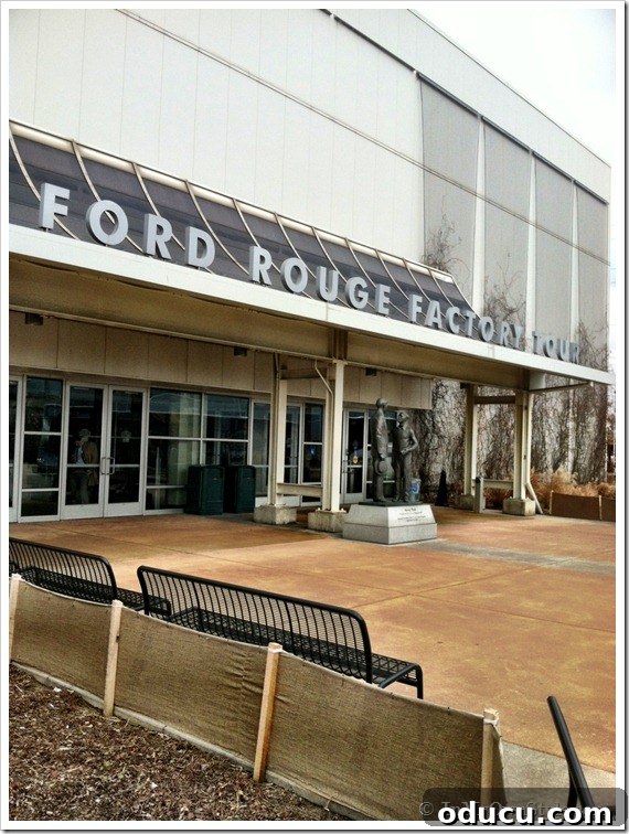A view inside the iconic Ford Rouge Factory.