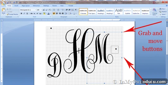 Printable Monograms Printable Monograms