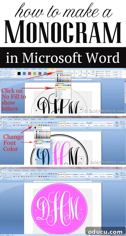 Design Personalized Monograms in Microsoft Word 3 How-to-make-a-monogram-in-Microsoft-Word