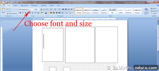 How To Create a Monogram Using MS Word How To Create a Monogram Using MS Word