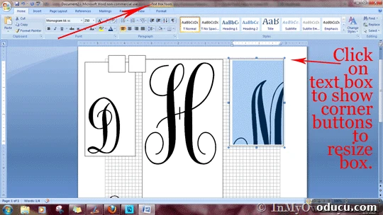 How To Create a Monogram Using MS Word How To Create a Monogram Using MS Word