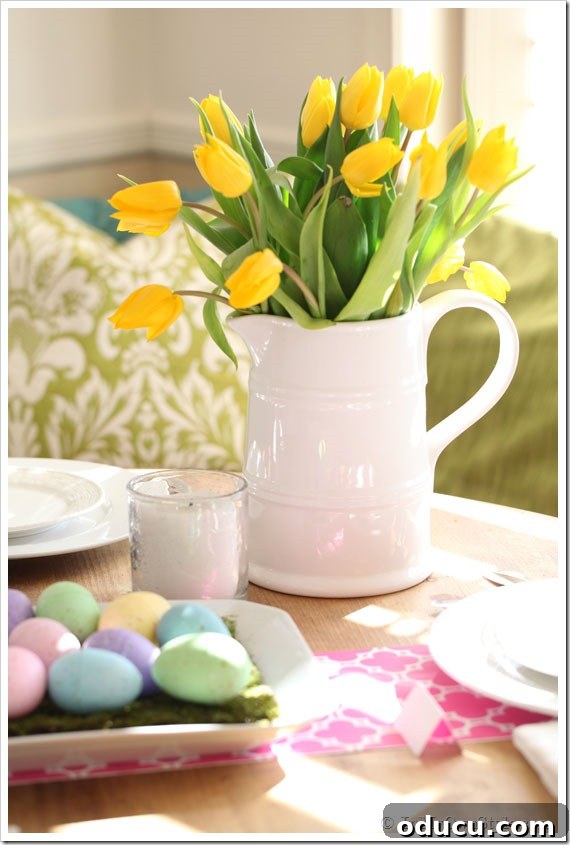 Decorative Chalk Paint Plastic Easter Eggs Beautifully chalk painted plastic Easter eggs, showcasing a natural speckled finish, presented on a decorative platter.