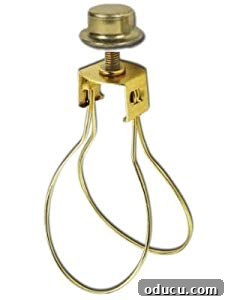 Creative Lampshade Makeovers 2 lightbulb clip for lampshades