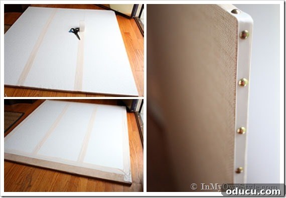 how-to-make-a-large-lightweight-pinboard-for-an-office How to make a oversize large memo board for an office.