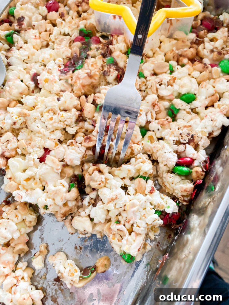 Festive Star Popcorn Cakes 6 A festive tray of star-shaped popcorn cakes, ready to be served as a unique and delicious alternative to traditional Christmas cookies.