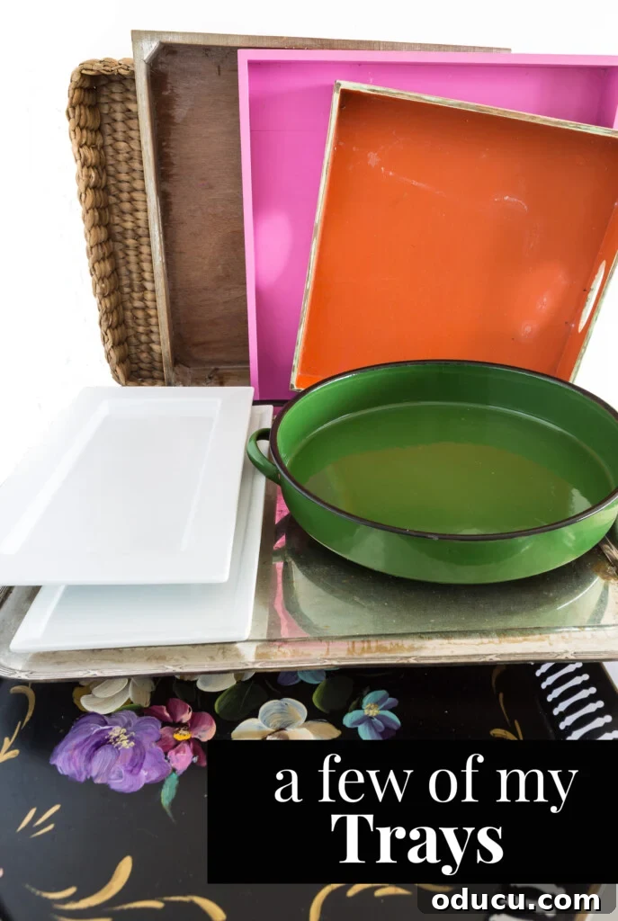 Thrifted Decorating Secrets Finding Your Home's Hidden Treasures 10 My tray collection