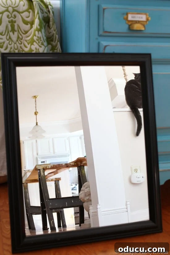 The Mirror Trick: Decorating for Fresh Eyes Mirror trick for decorating home interiors