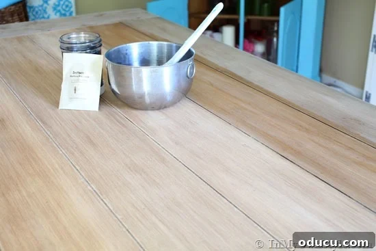 Applying Driftwood Weathered Wood Finish to Bare Wood Furniture