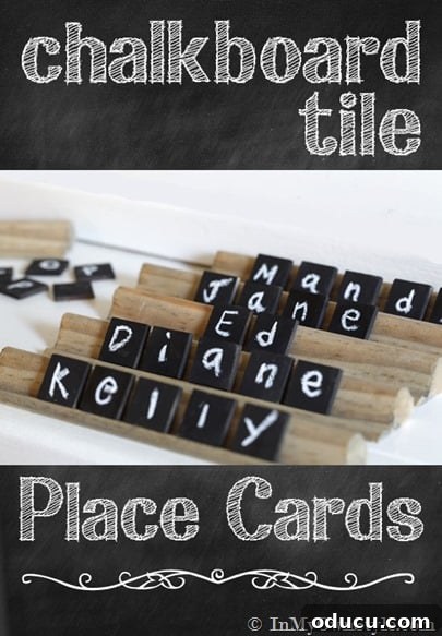 Chalkboard-Scrabble-Tile-Place-Card-Step-by-step-how-to-Tutorial Chalkboard-Scrabble-Tile-Place-Card-Step-by-step-how-to-Tutorial