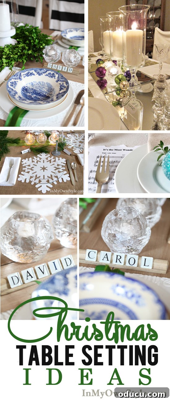 Easy and Affordable Christmas Table Setting Ideas Easy and Affordable Christmas Table Setting Ideas