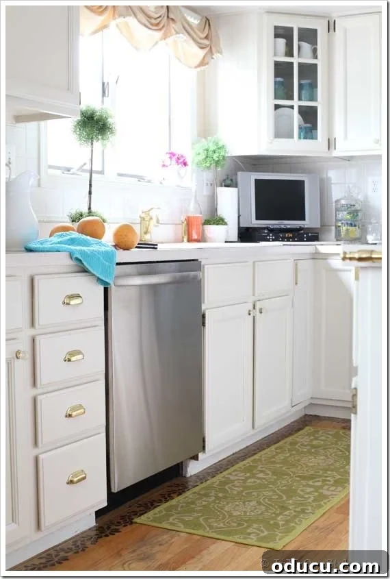 How to add decorative feet to kitchen base cabinets the easy way How to add decorative feet to kitchen base cabinets the easy way