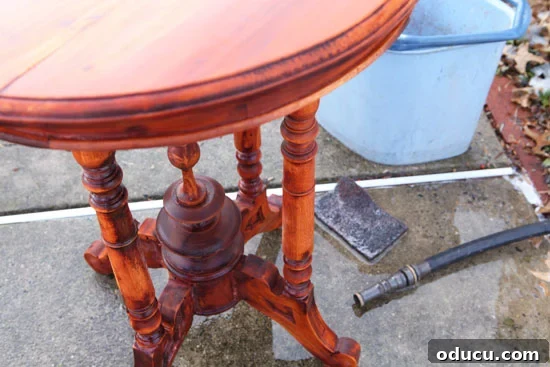 Detailed steps for effective furniture stripping and cleaning