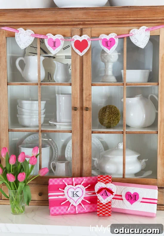 Heartfelt Initial Crafts: Free Valentine Printables 9 A comprehensive collection of Valentine's Day free printables and creative decorating ideas for a festive celebration.