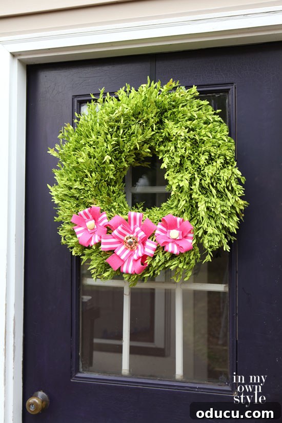 Easy Spring Wreath Decorating Ideas Easy Spring Wreath Decorating Ideas using repurposed materials
