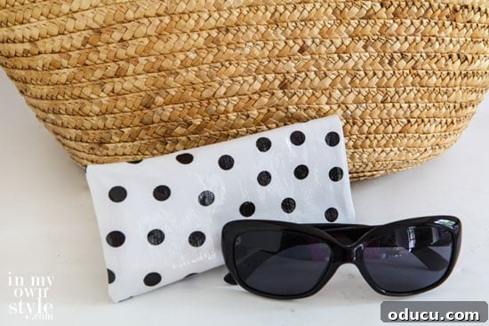 Clearly Chic Sunglass Sanctuary 2 Fabric Sunglass or Eyeglass Case Tutorial